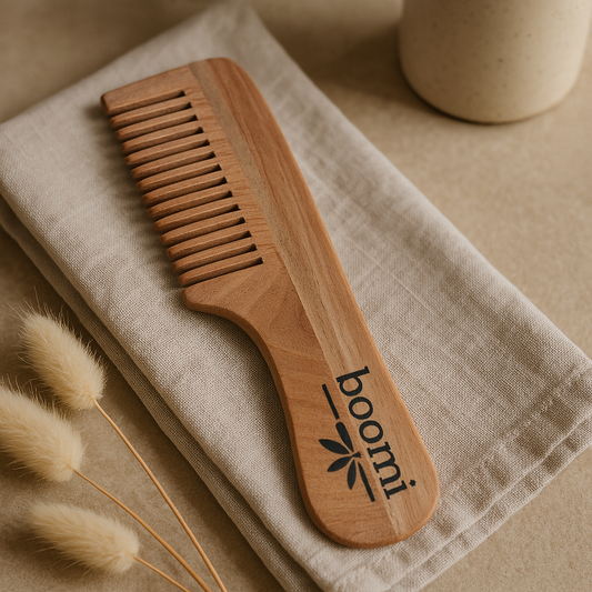 Neem wood comb